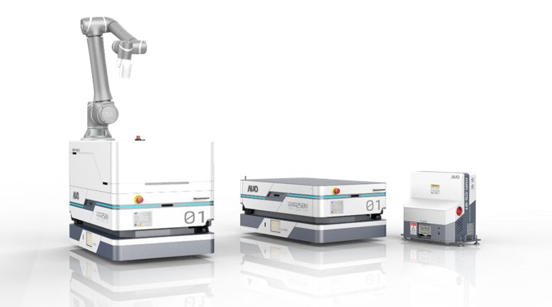 ibet數位開發的自主式移動機器人（AMR250M），搭配全向輪並結合AI演算法、2D LiDAR、3D攝影機等技術，協助客戶實現產線全自動化